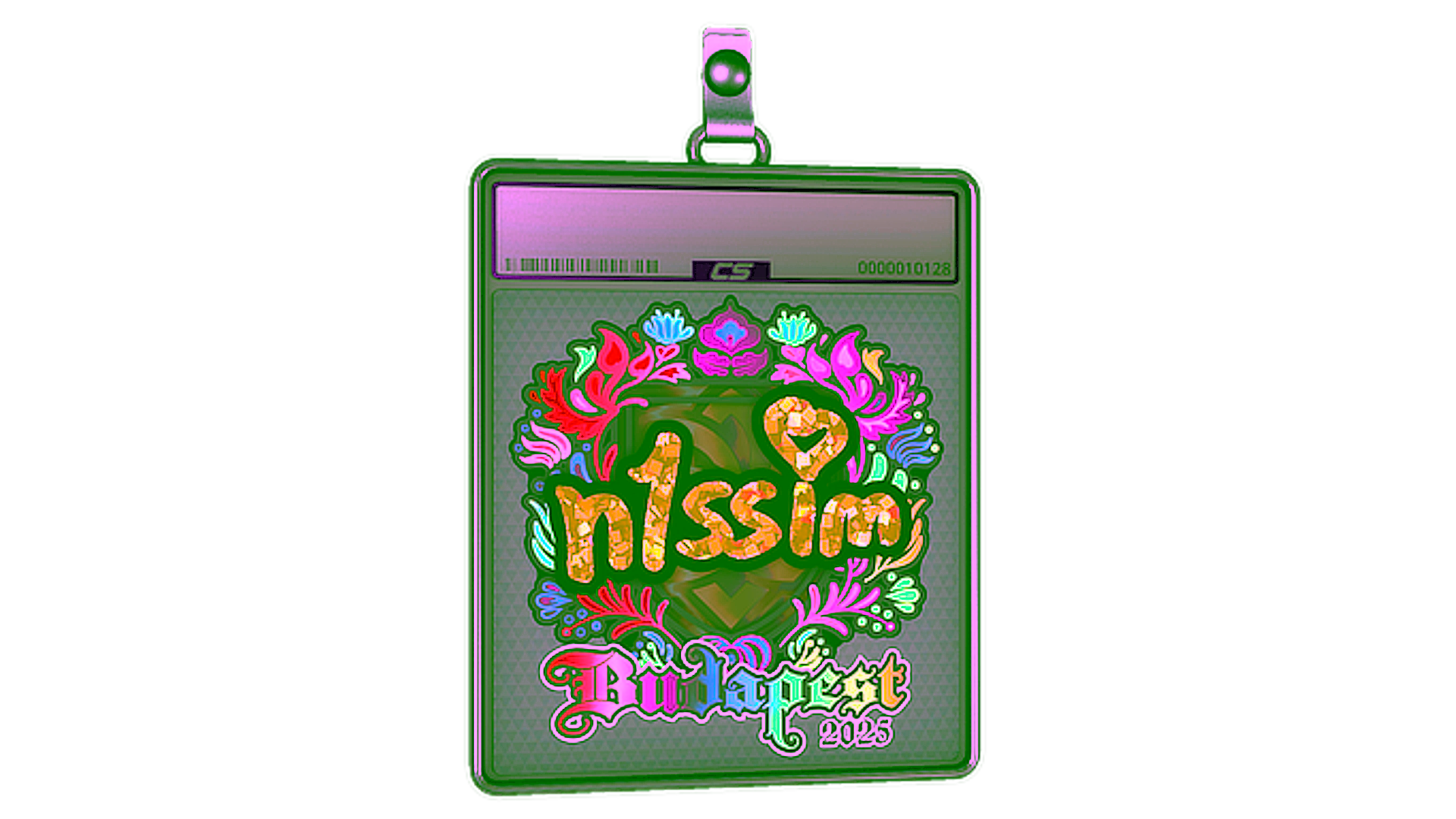 Sticker Slab | n1ssim (Holo) | Budapest 2025 için görüntü