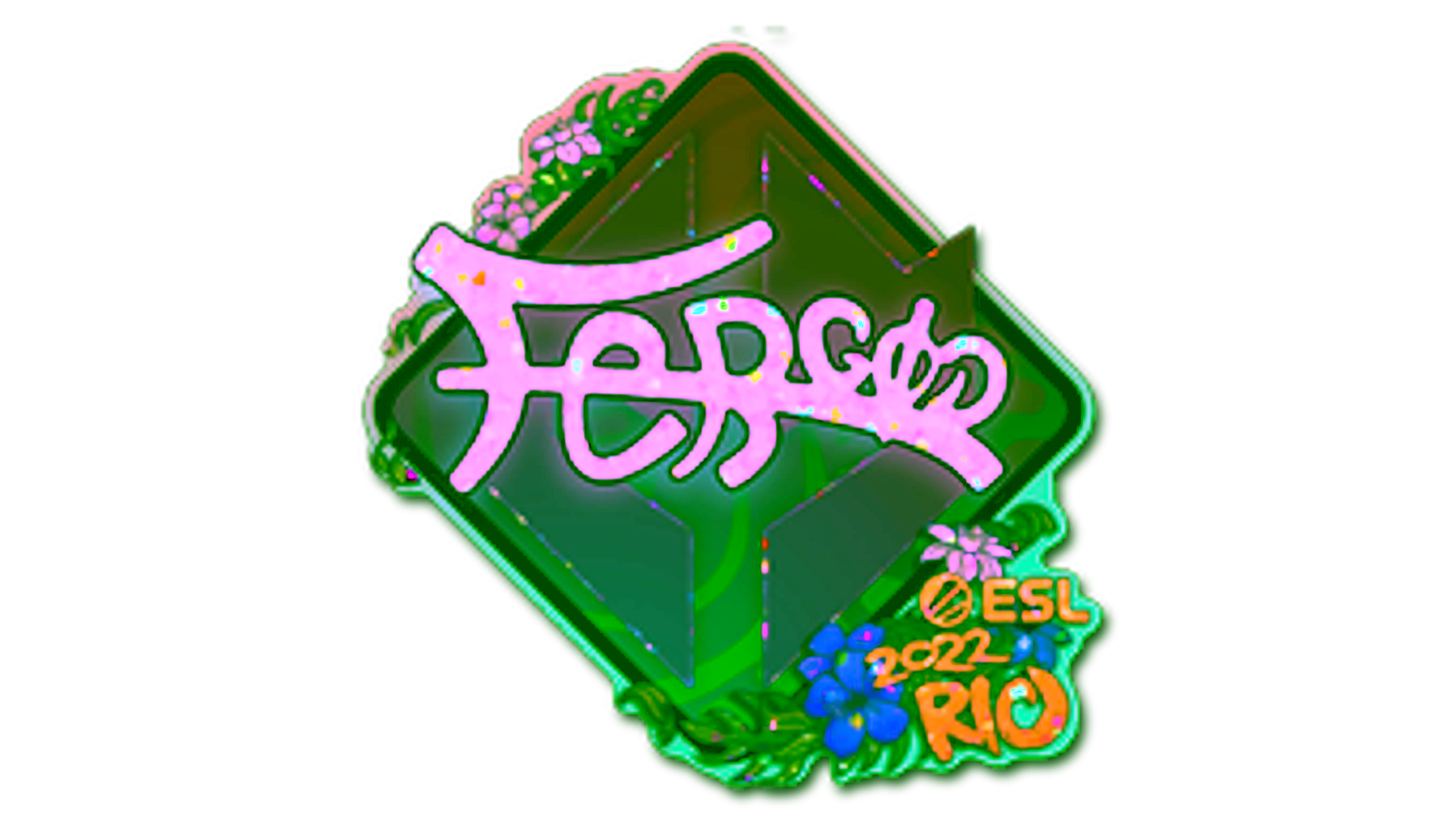 Display for Sticker | fer (Glitter) | Rio 2022