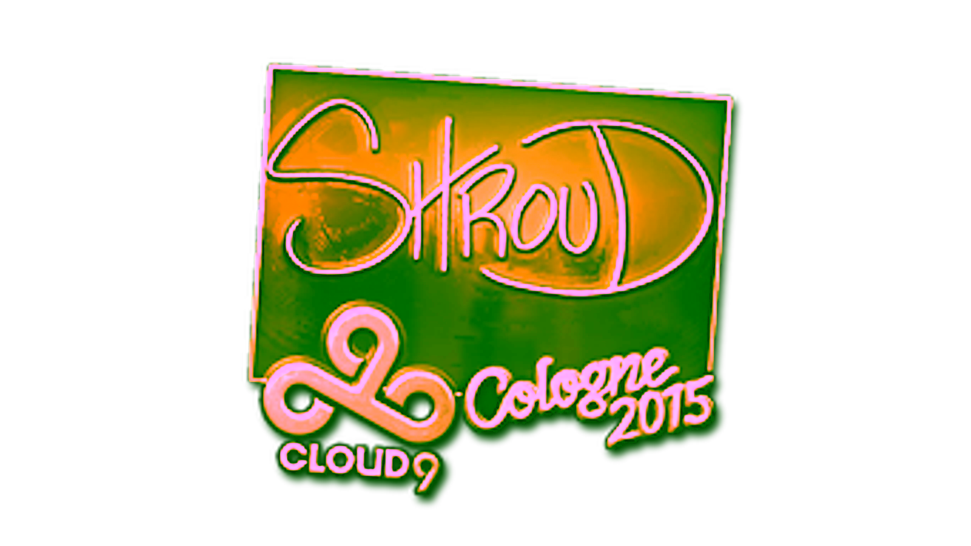 Anzeige für Sticker | shroud (Gold) | Cologne 2015