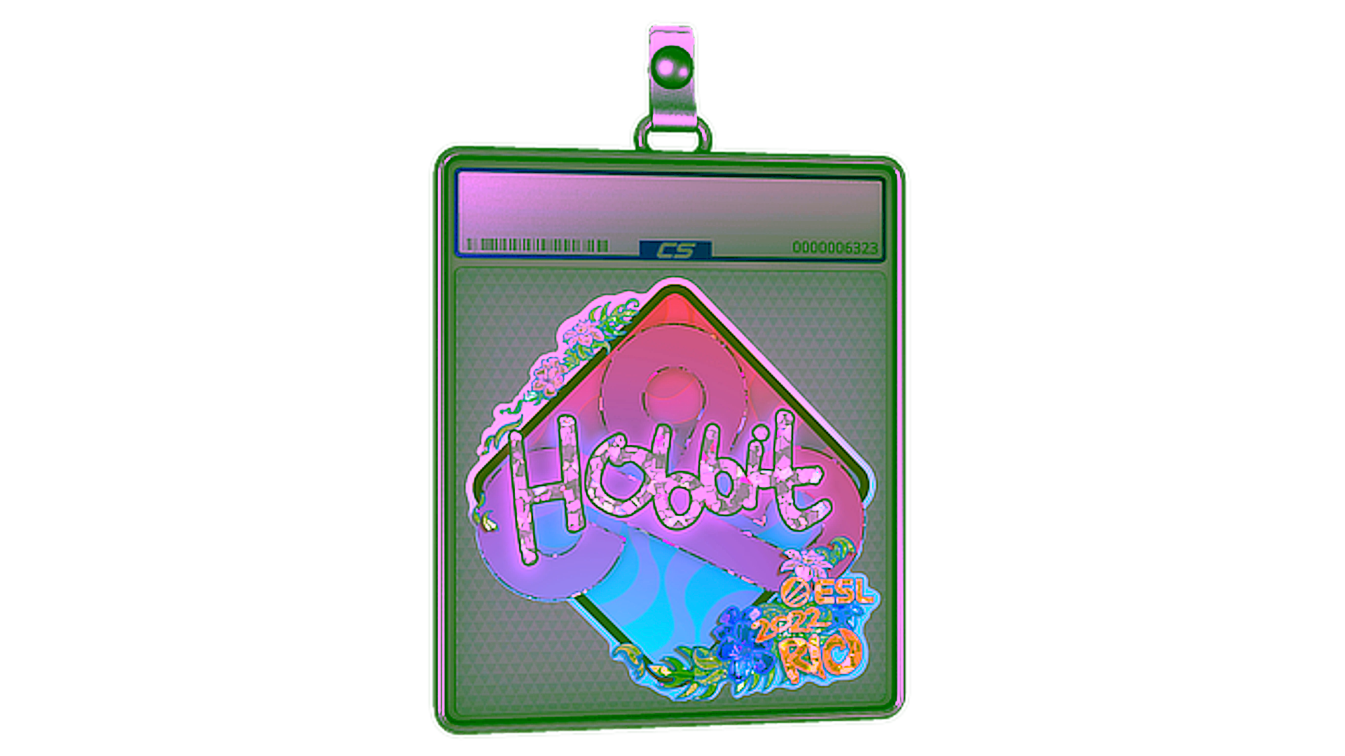 عرض لـ Sticker Slab | Hobbit (Glitter) | Rio 2022