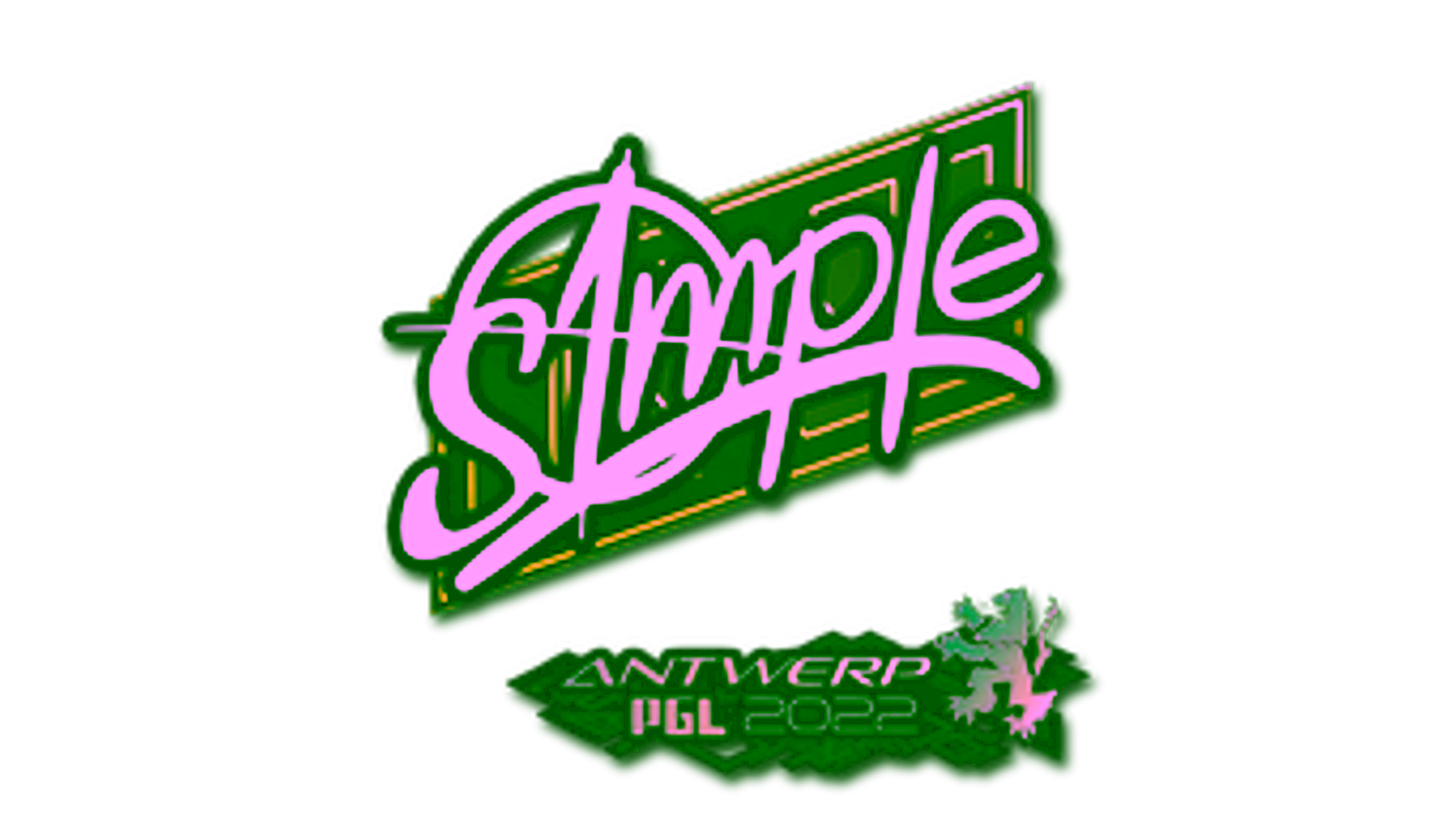 Display for Sticker | s1mple | Antwerp 2022