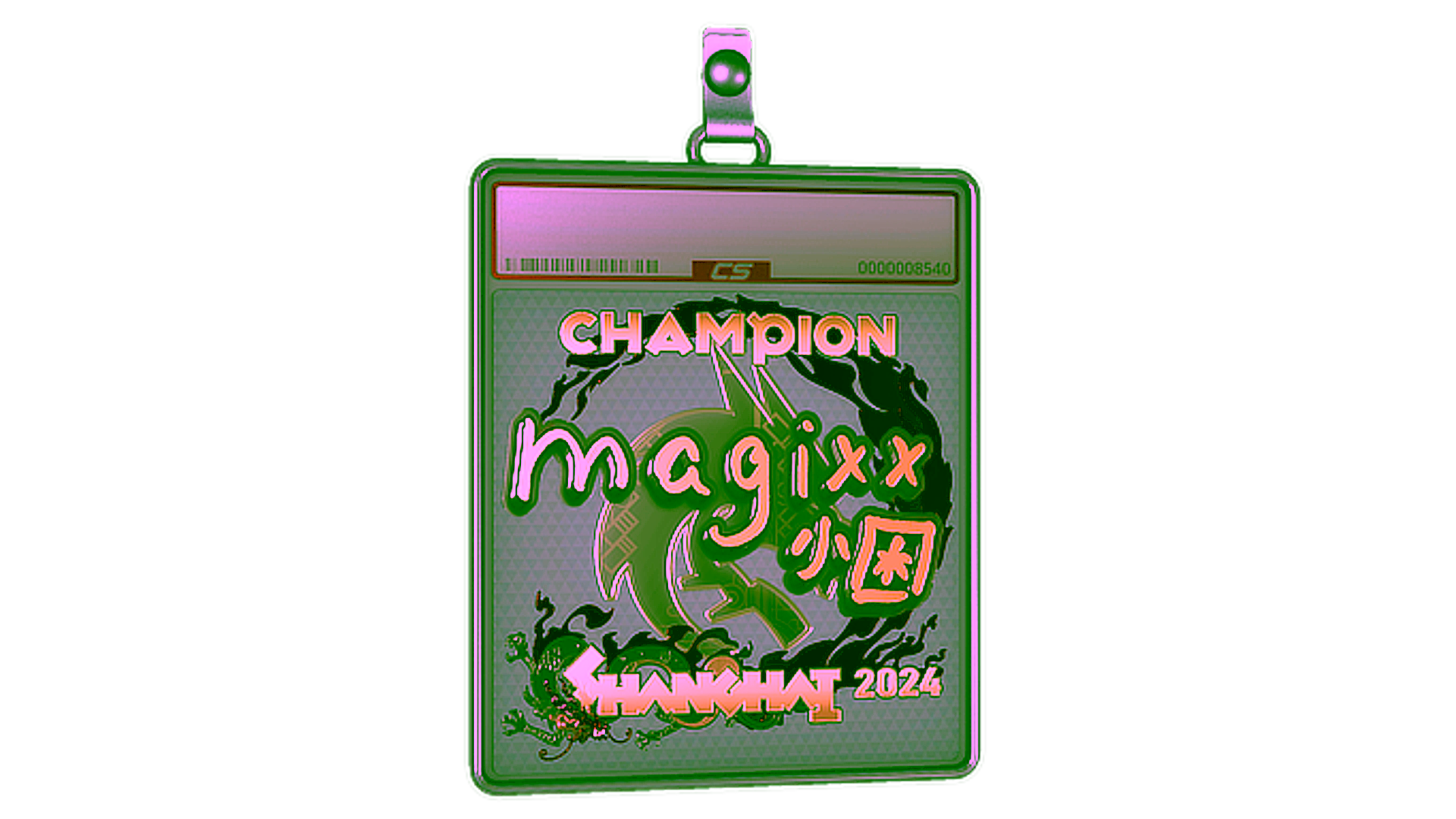Display for Sticker Slab | magixx (Gold, Champion) | Shanghai 2024