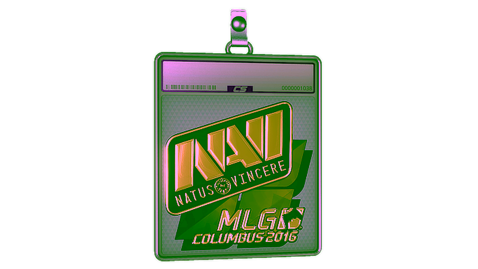 Display for Sticker Slab | Natus Vincere (Gold) | MLG Columbus 2016