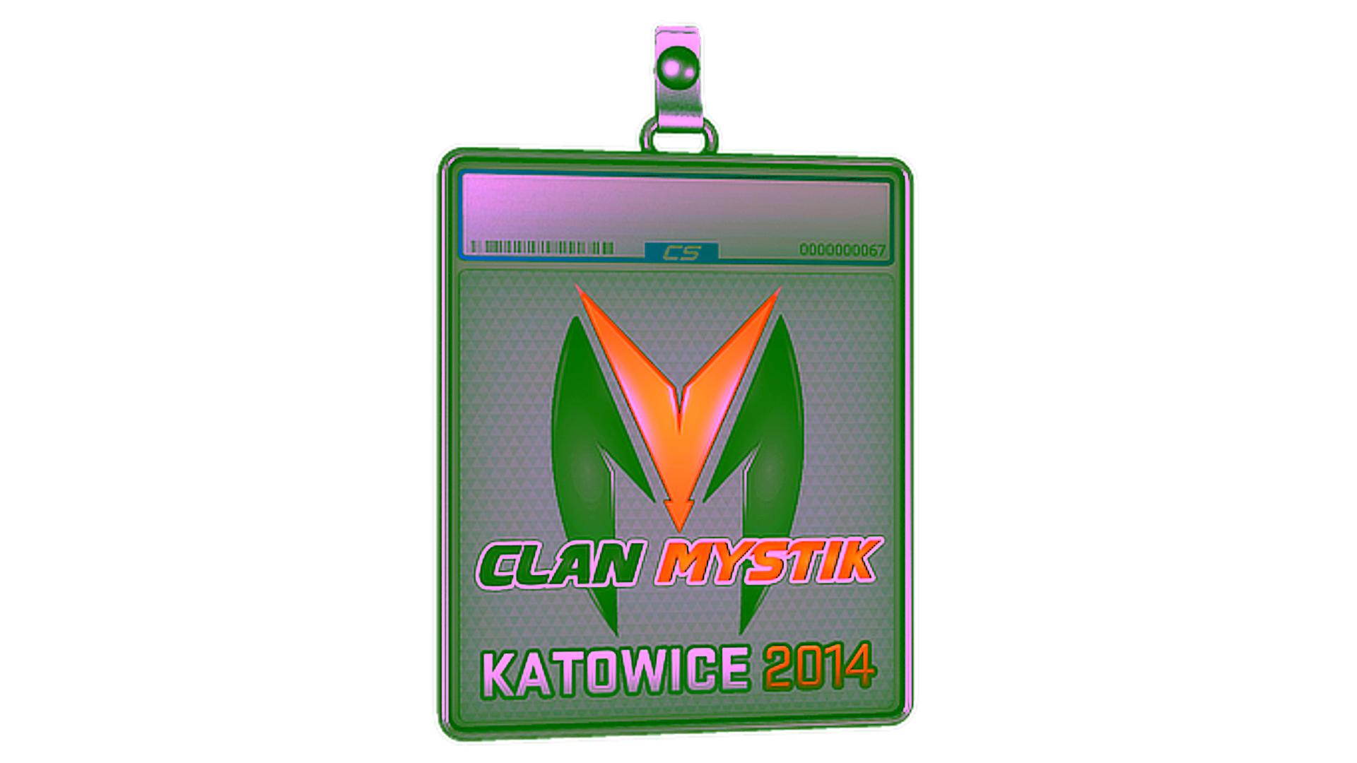 Display for Sticker Slab | Clan-Mystik | Katowice 2014