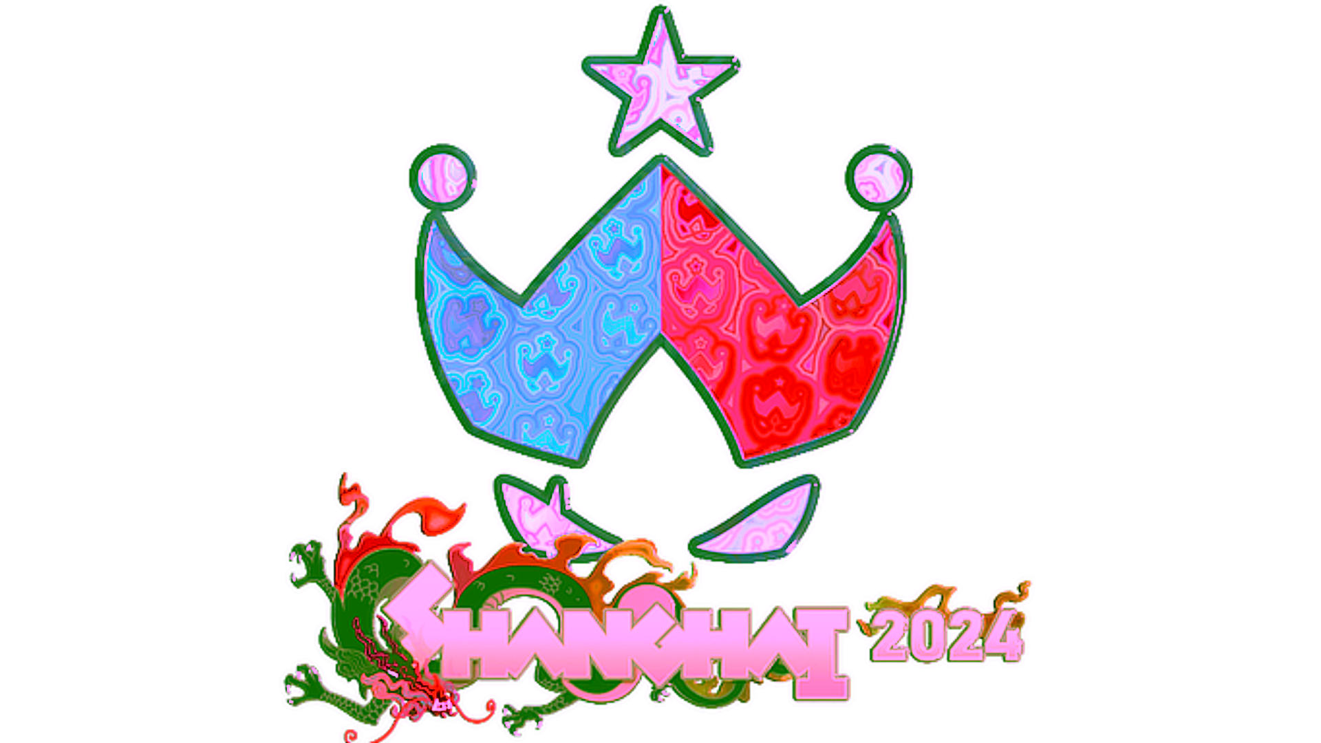 Exibição para Sticker | Wildcard (Holo) | Shanghai 2024