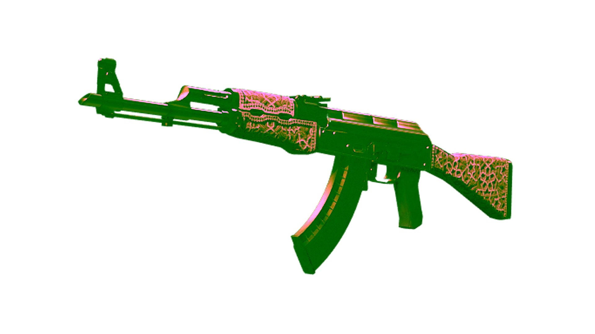 Display for AK-47 | Gold Arabesque (Factory New)
