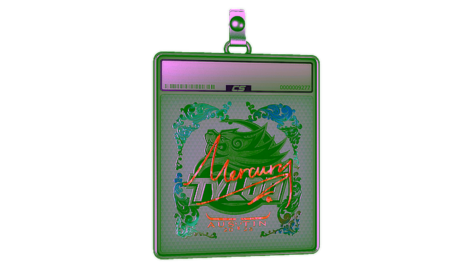 Visar för Sticker Slab | Mercury (Holo) | Austin 2025