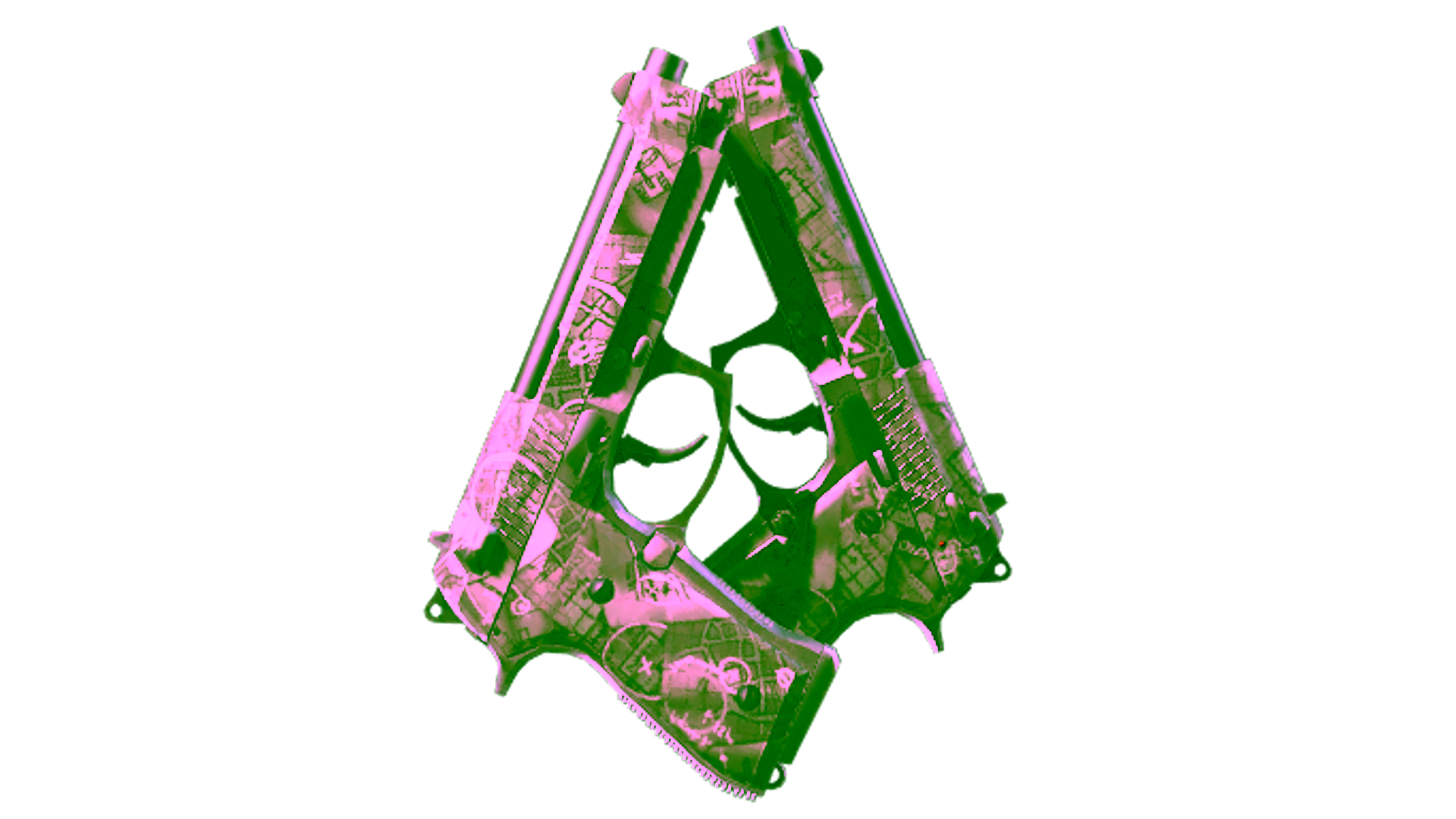 Display for Souvenir Dual Berettas | Heist (Minimal Wear)