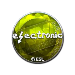 Sticker | electronic (Foil) | Katowice 2019