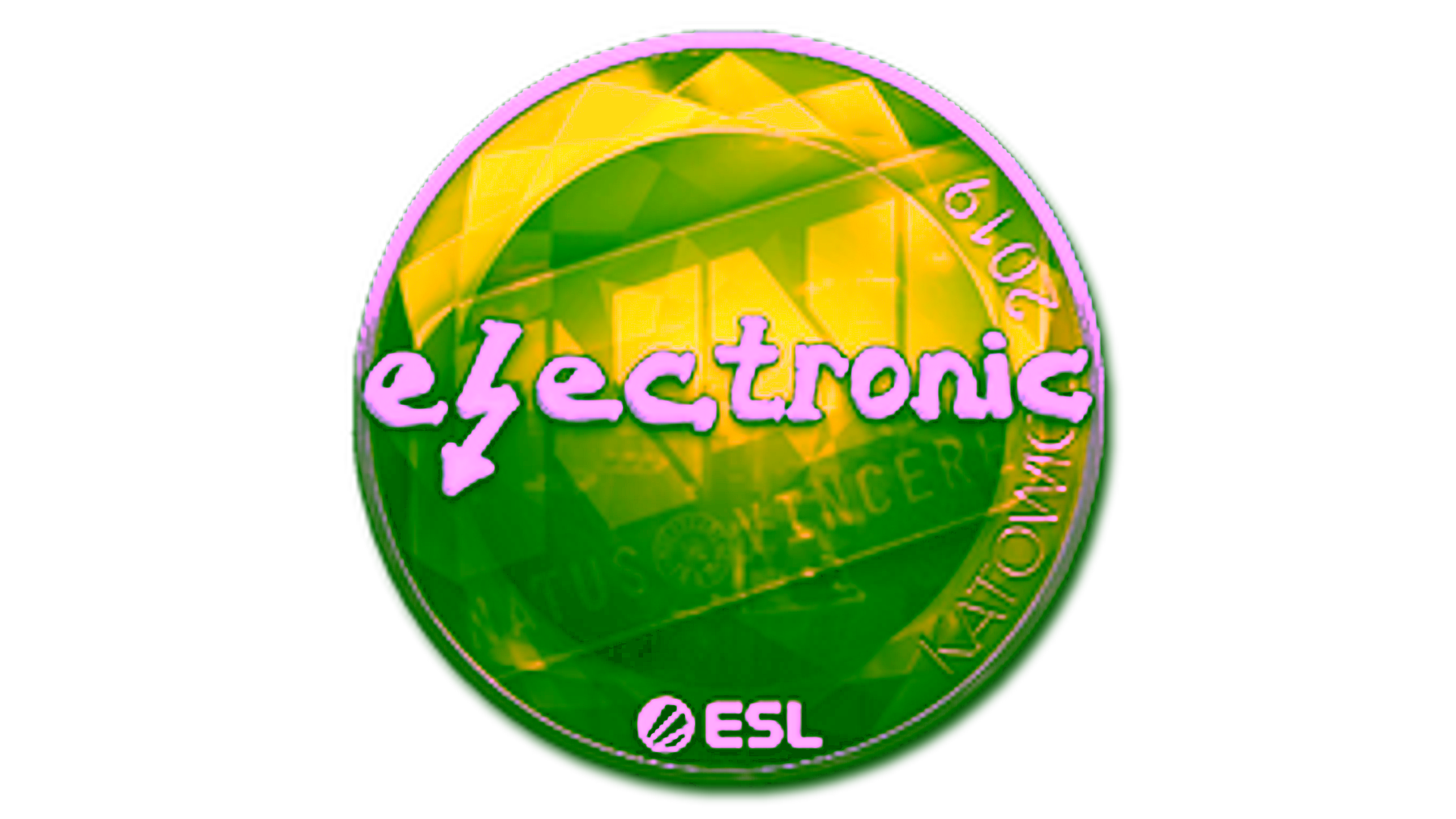 Display for Sticker | electronic (Foil) | Katowice 2019