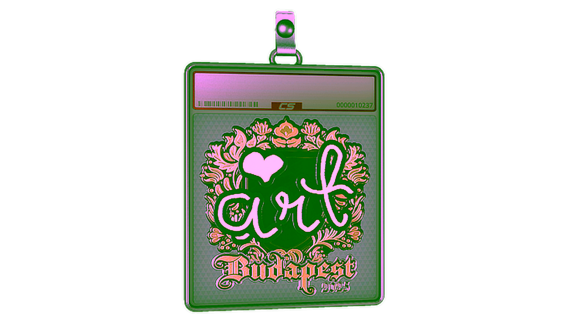 Display for Sticker Slab | arT (Gold) | Budapest 2025