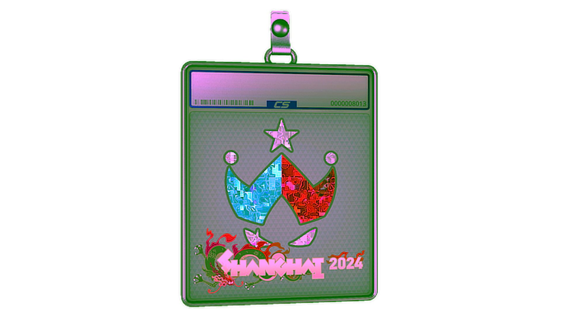 Display for Sticker Slab | Wildcard (Glitter) | Shanghai 2024