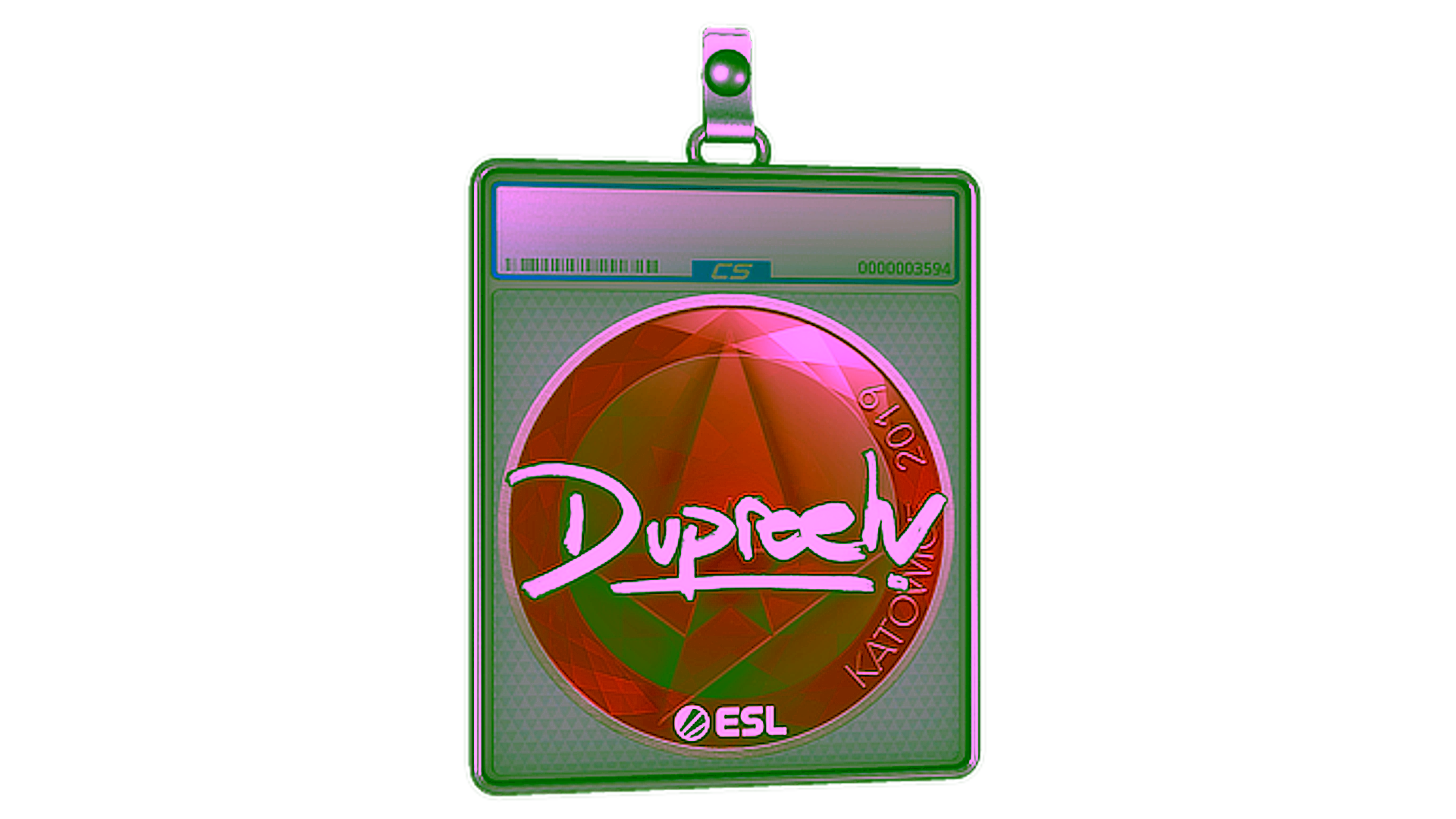 Display for Sticker Slab | dupreeh | Katowice 2019