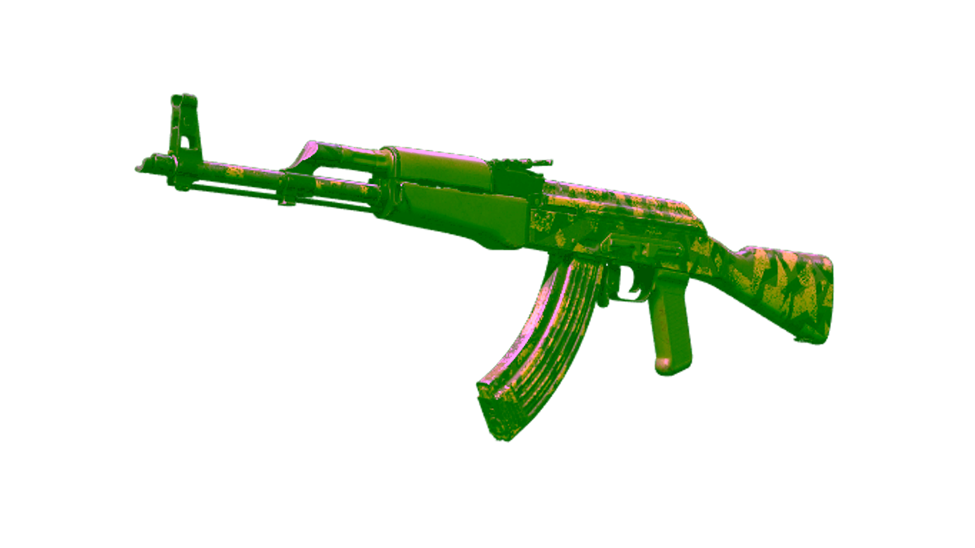 Display for AK-47 | Olive Polycam (Field-Tested)