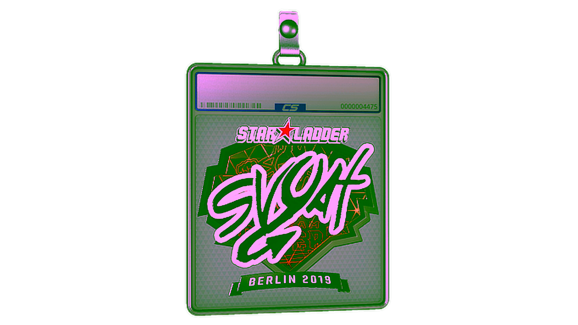 Exibição para Sticker Slab | svyat (Foil) | Berlin 2019