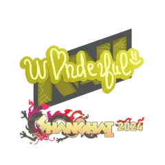 Sticker w0nderful Shanghai 2024