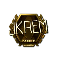 Sticker | jkaem (Gold) | London 2018