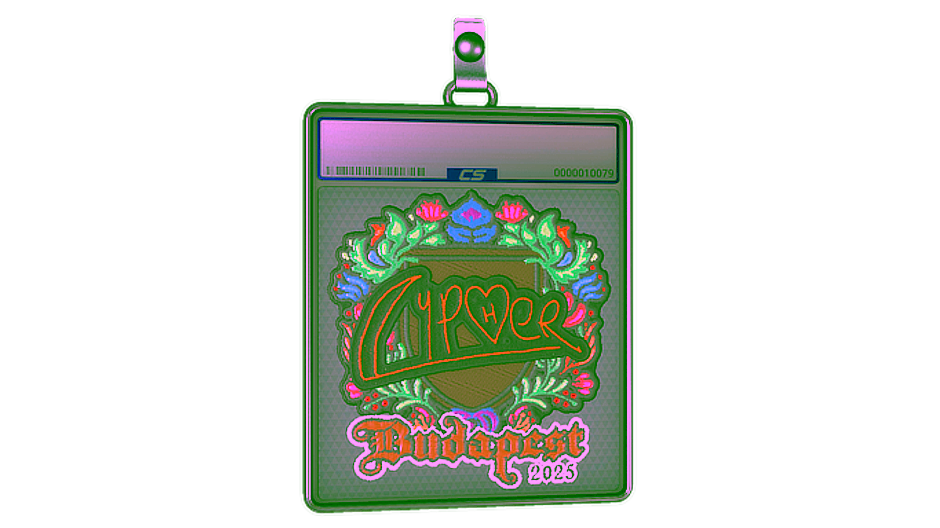 Display for Sticker Slab | Cypher (Embroidered) | Budapest 2025