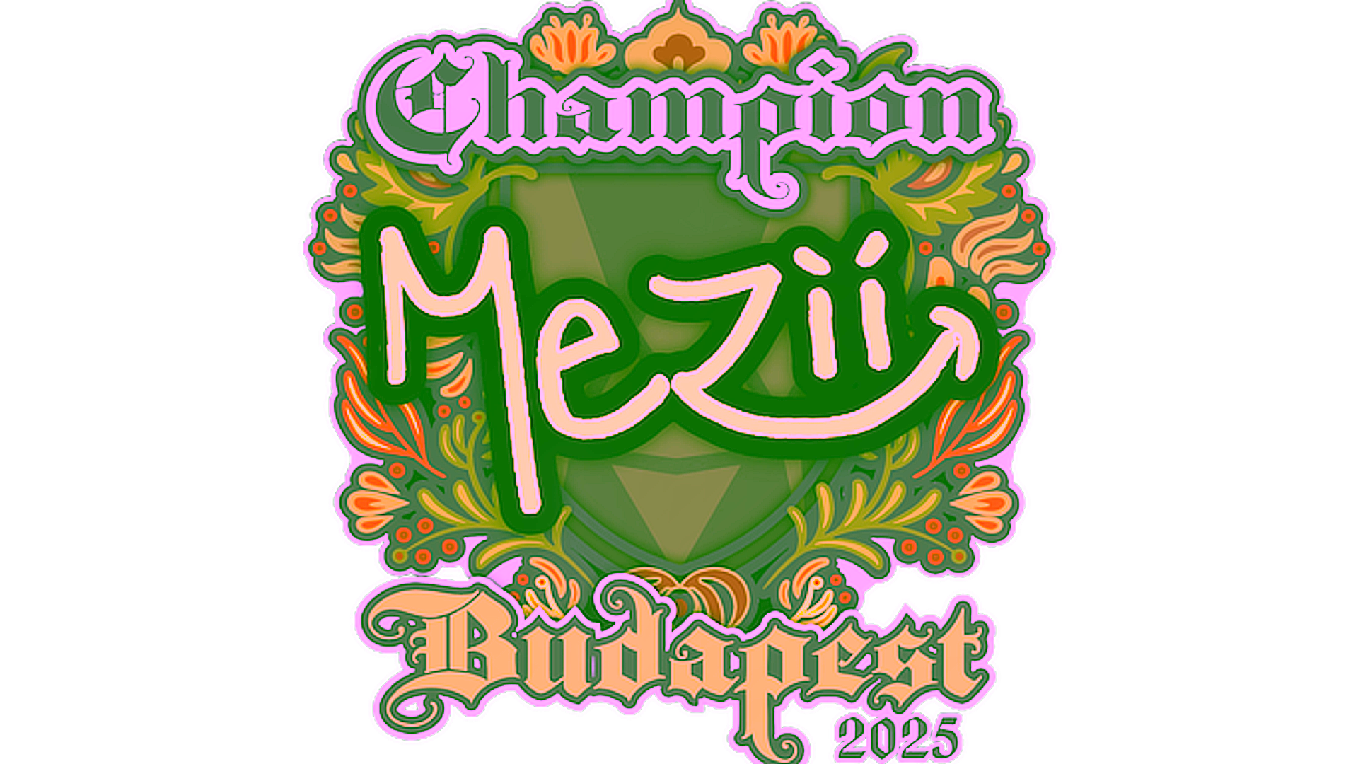 Display for Sticker | mezii (Champion) | Budapest 2025