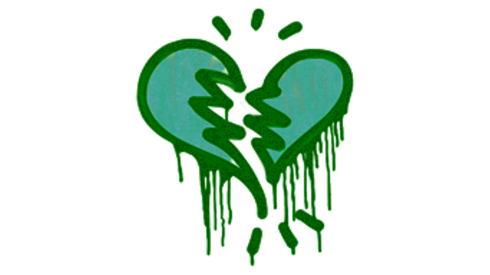 Anzeige für Sealed Graffiti | Broken Heart (Frog Green)