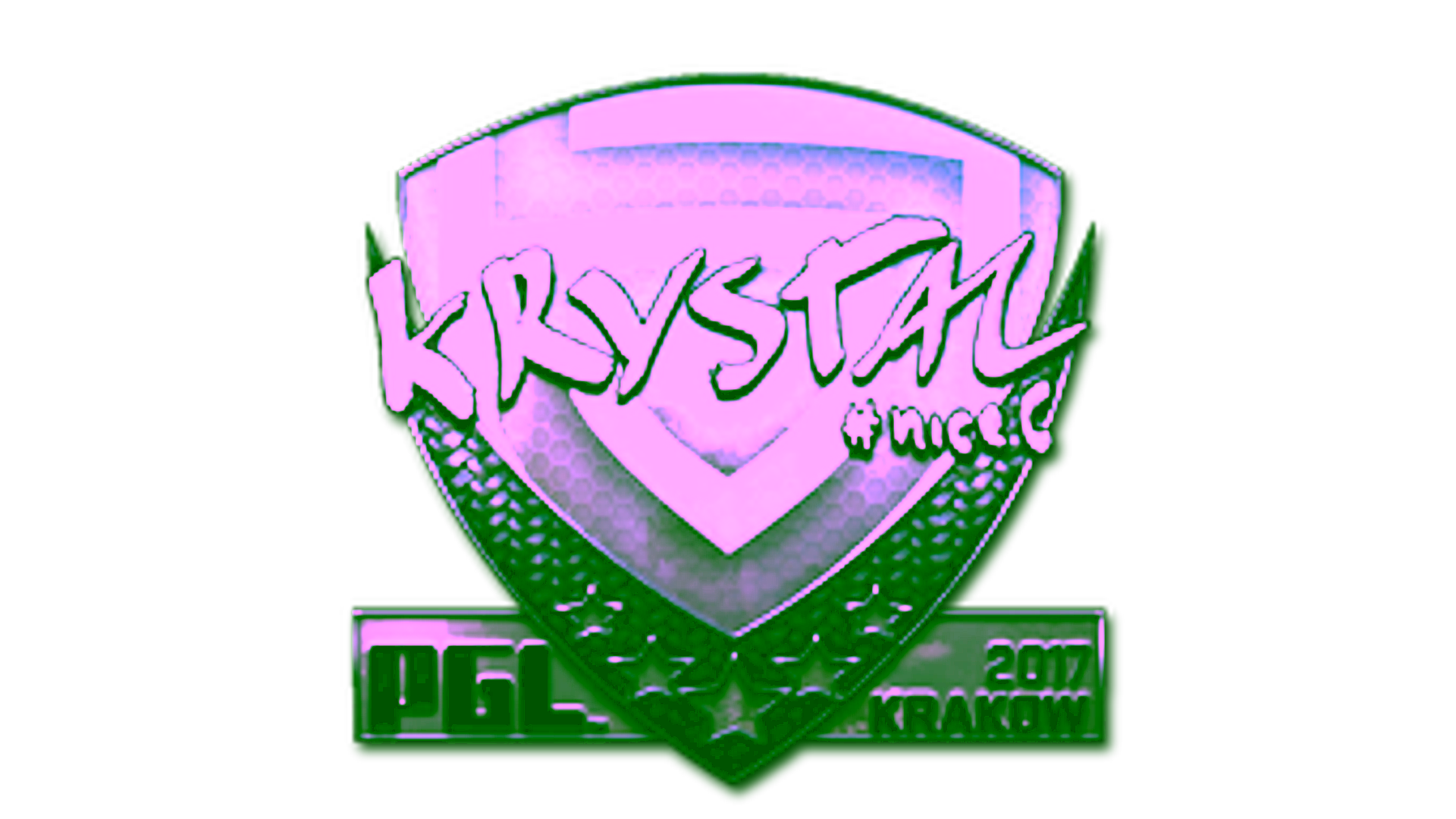 Display for Sticker | kRYSTAL (Foil) | Krakow 2017