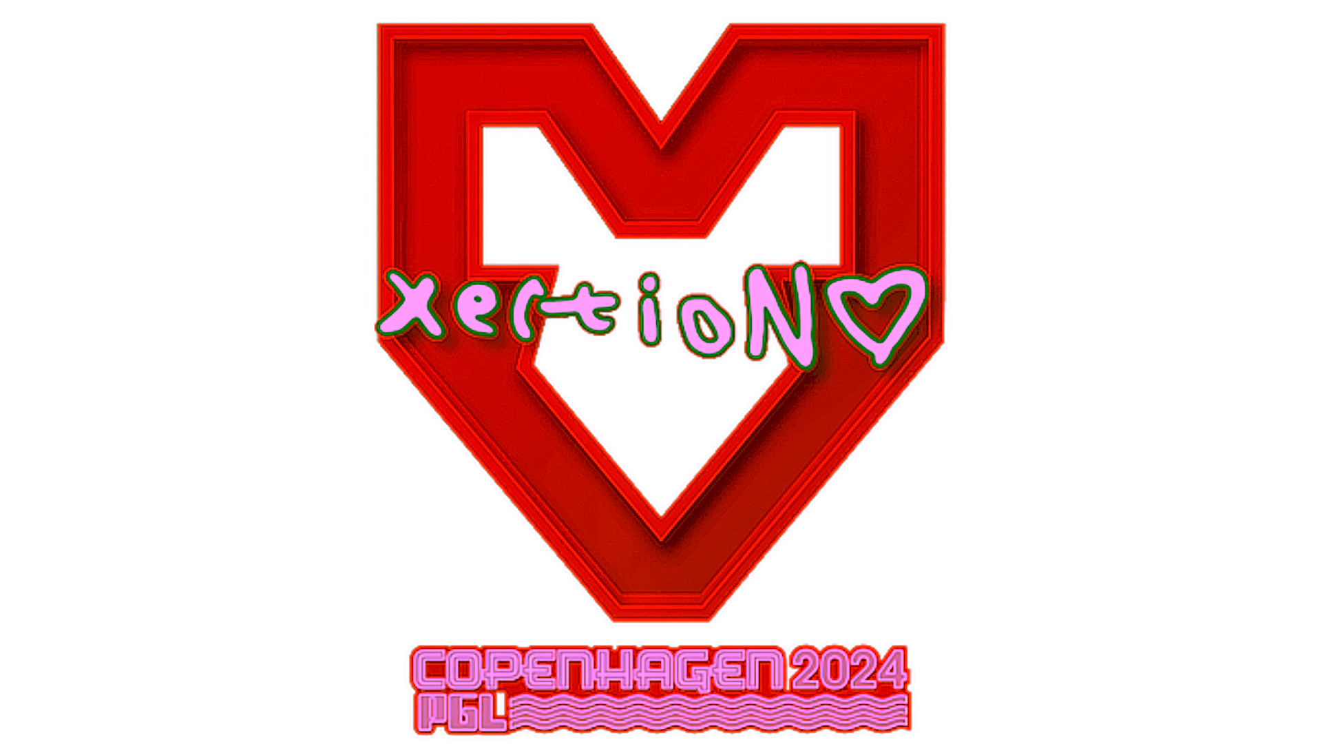 Display for Sticker | xertioN | Copenhagen 2024