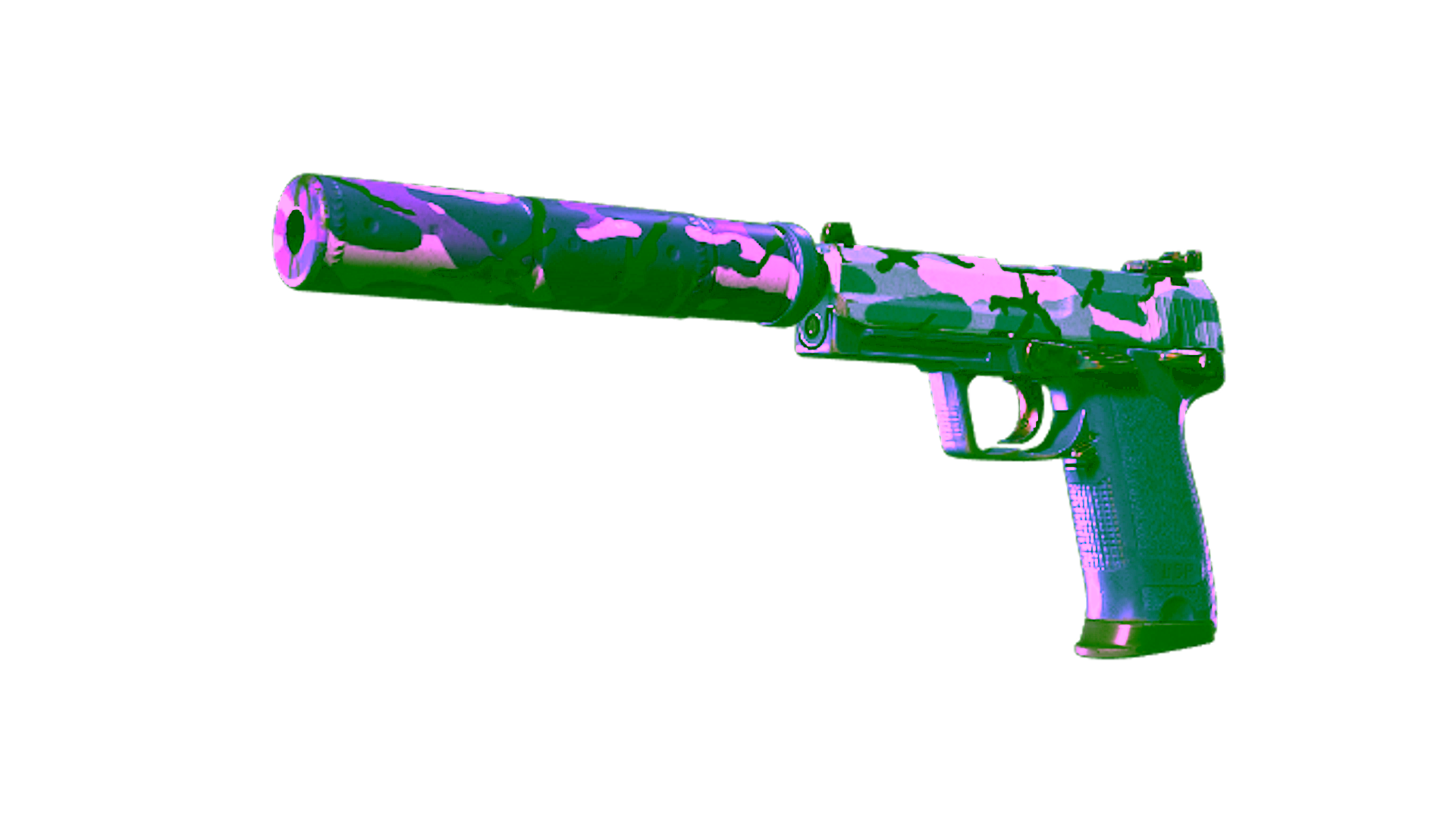 Display for USP-S | Alpine Camo (Well-Worn)