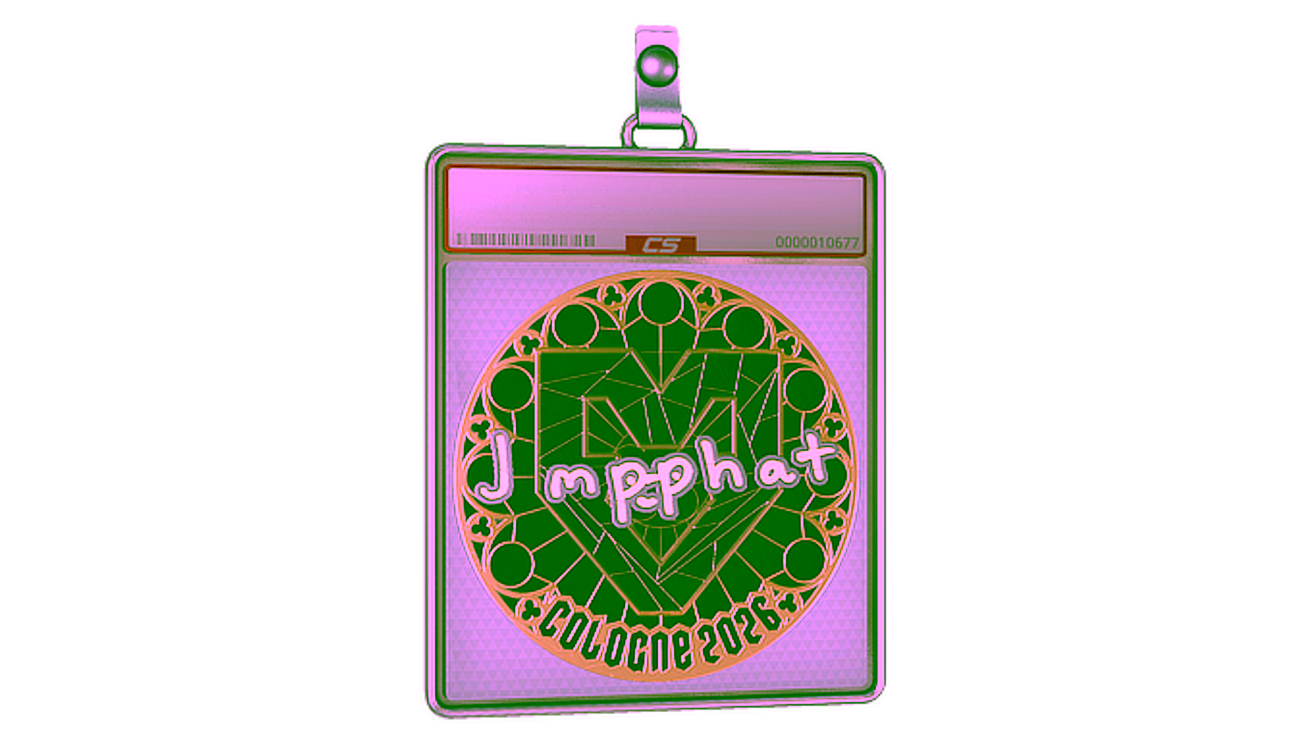 Display for Sticker Slab | Jimpphat (Gold) | Cologne 2026