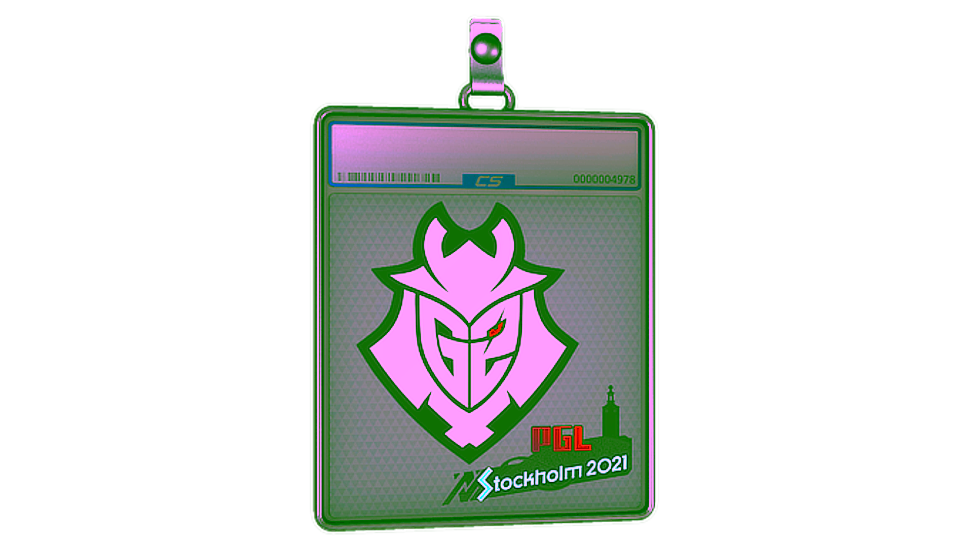 Display for Sticker Slab | G2 Esports | Stockholm 2021