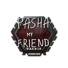 Sticker pashaBiceps London 2018