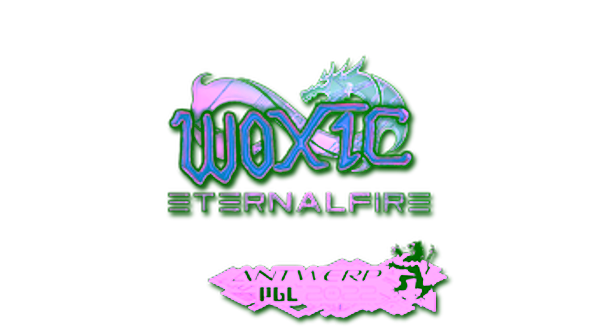 Дисплей для Sticker | woxic (Holo) | Antwerp 2022