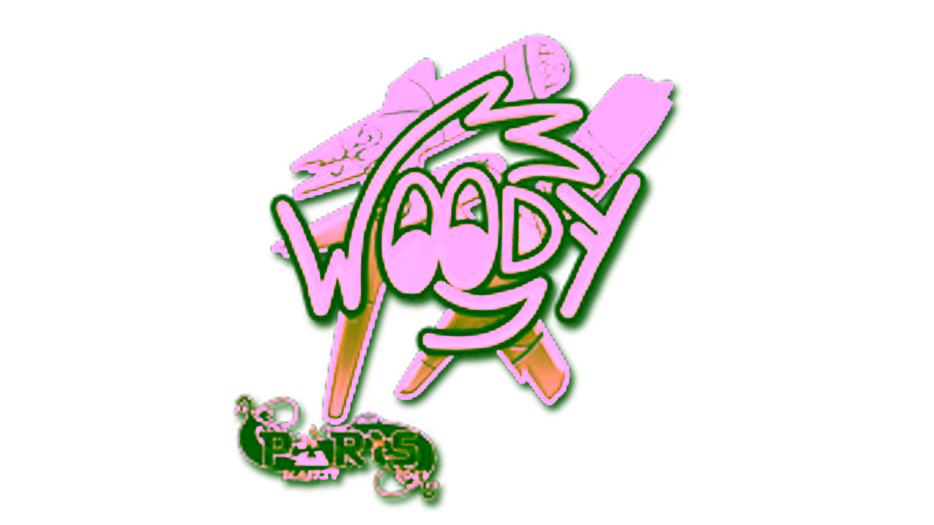عرض لـ Sticker | WOOD7 (Gold) | Paris 2023