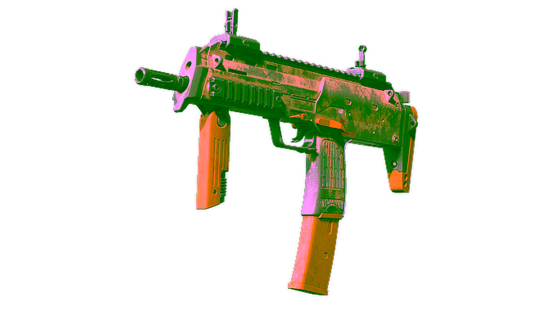 Affichage pour MP7 | Short Ochre (Battle-Scarred)