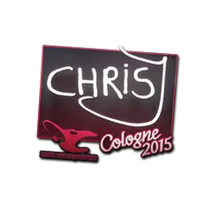 Sticker chrisJ Cologne 2015