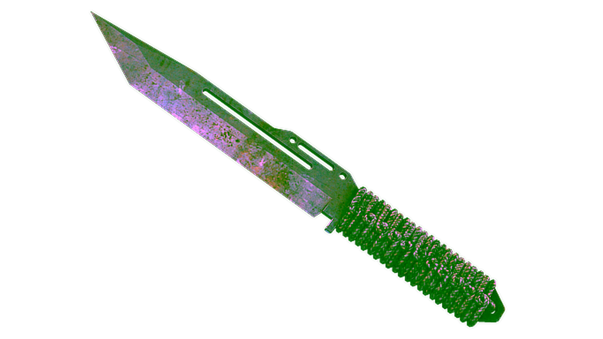 Display for ★ Paracord Knife | Rust Coat (Well-Worn)