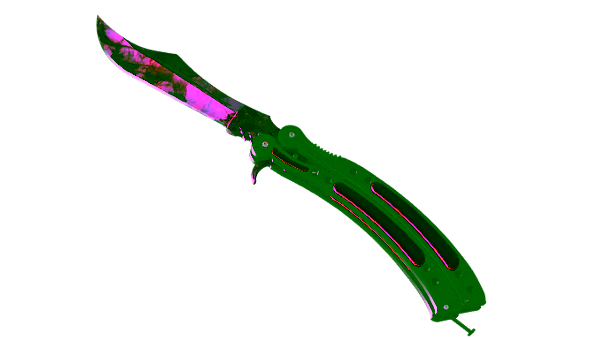 Exibição para ★ StatTrak™ Butterfly Knife | Doppler Phase 2 (Minimal Wear)