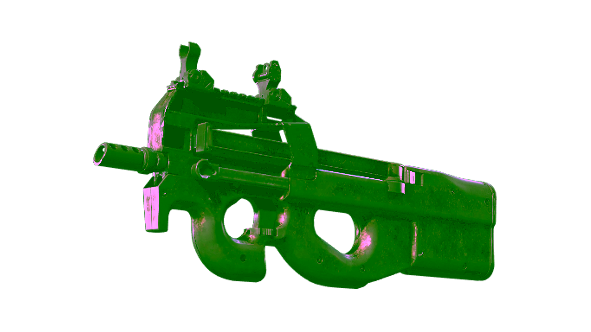 عرض لـ Souvenir P90 | Scorched (Battle-Scarred)