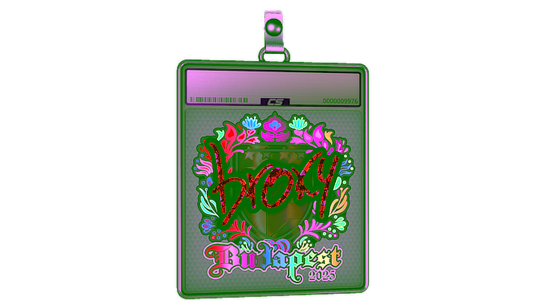 Display for Sticker Slab | broky (Holo) | Budapest 2025