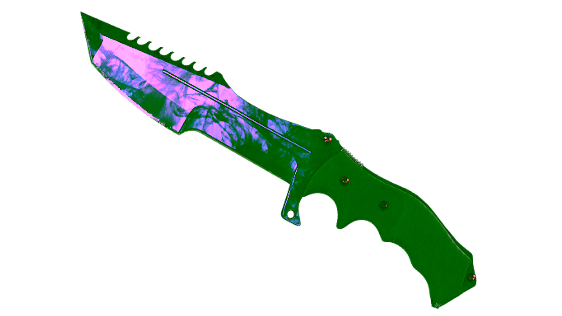 Display for ★ StatTrak™ Huntsman Knife | Doppler Black Pearl (Minimal Wear)