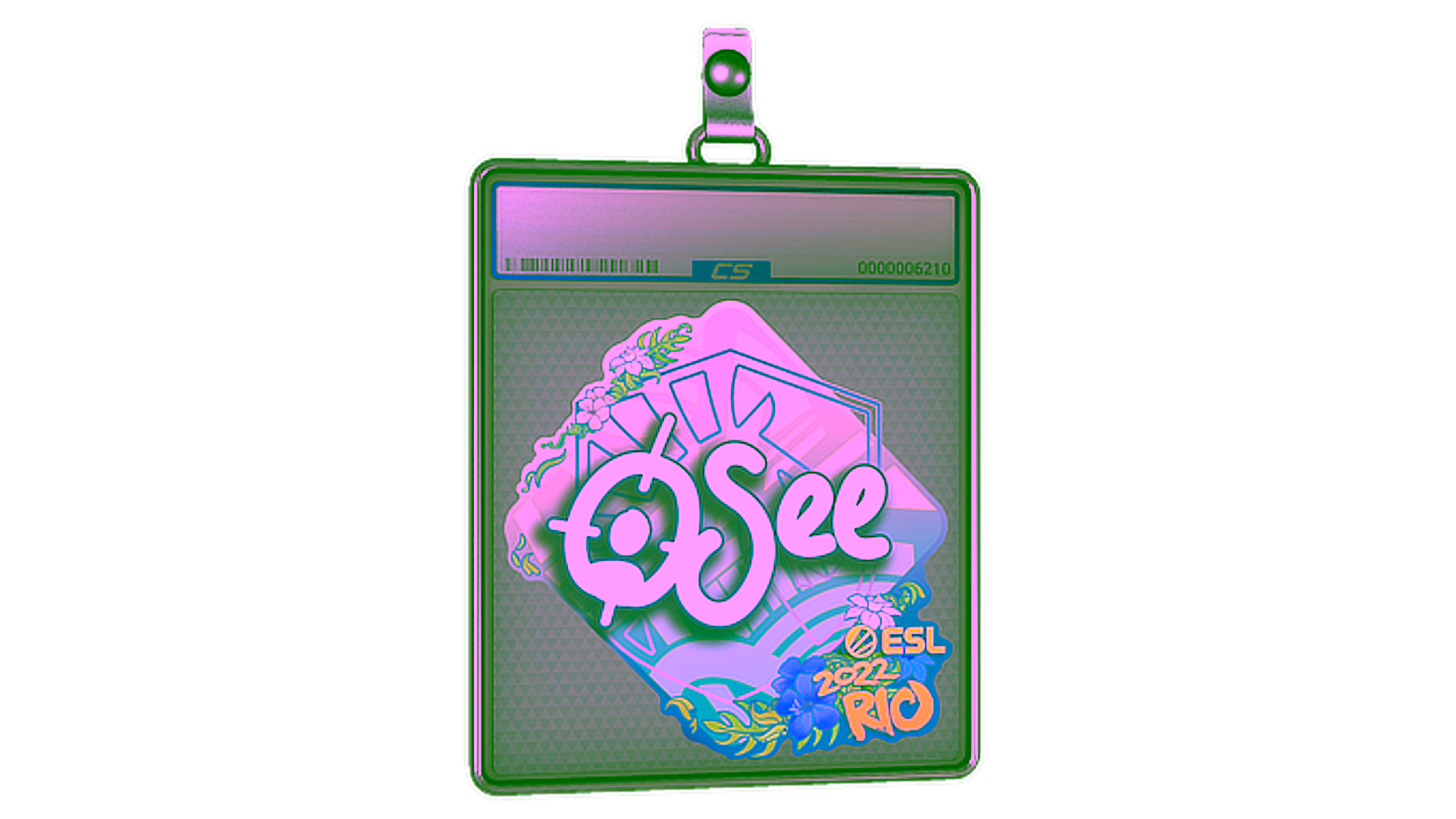 Display for Sticker Slab | oSee | Rio 2022