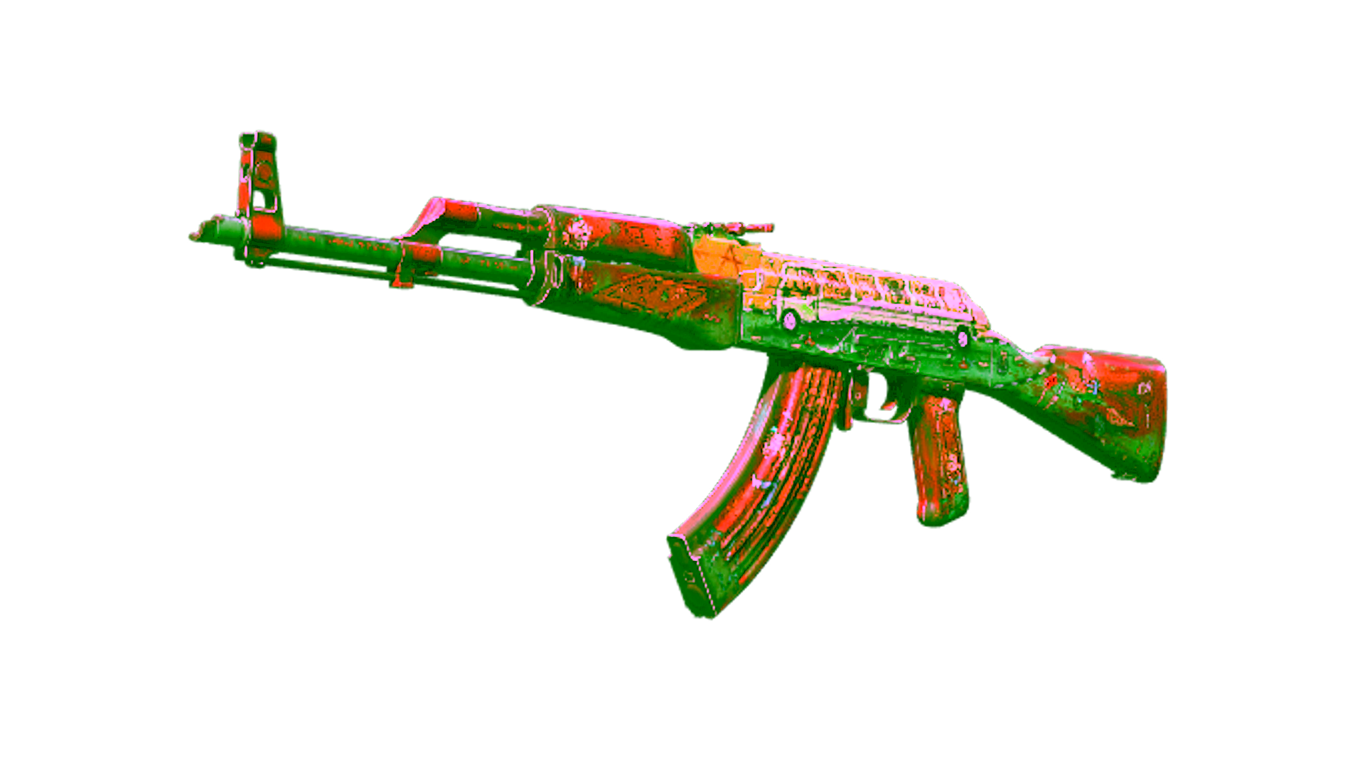 Affichage pour StatTrak™ AK-47 | The Outsiders (Well-Worn)