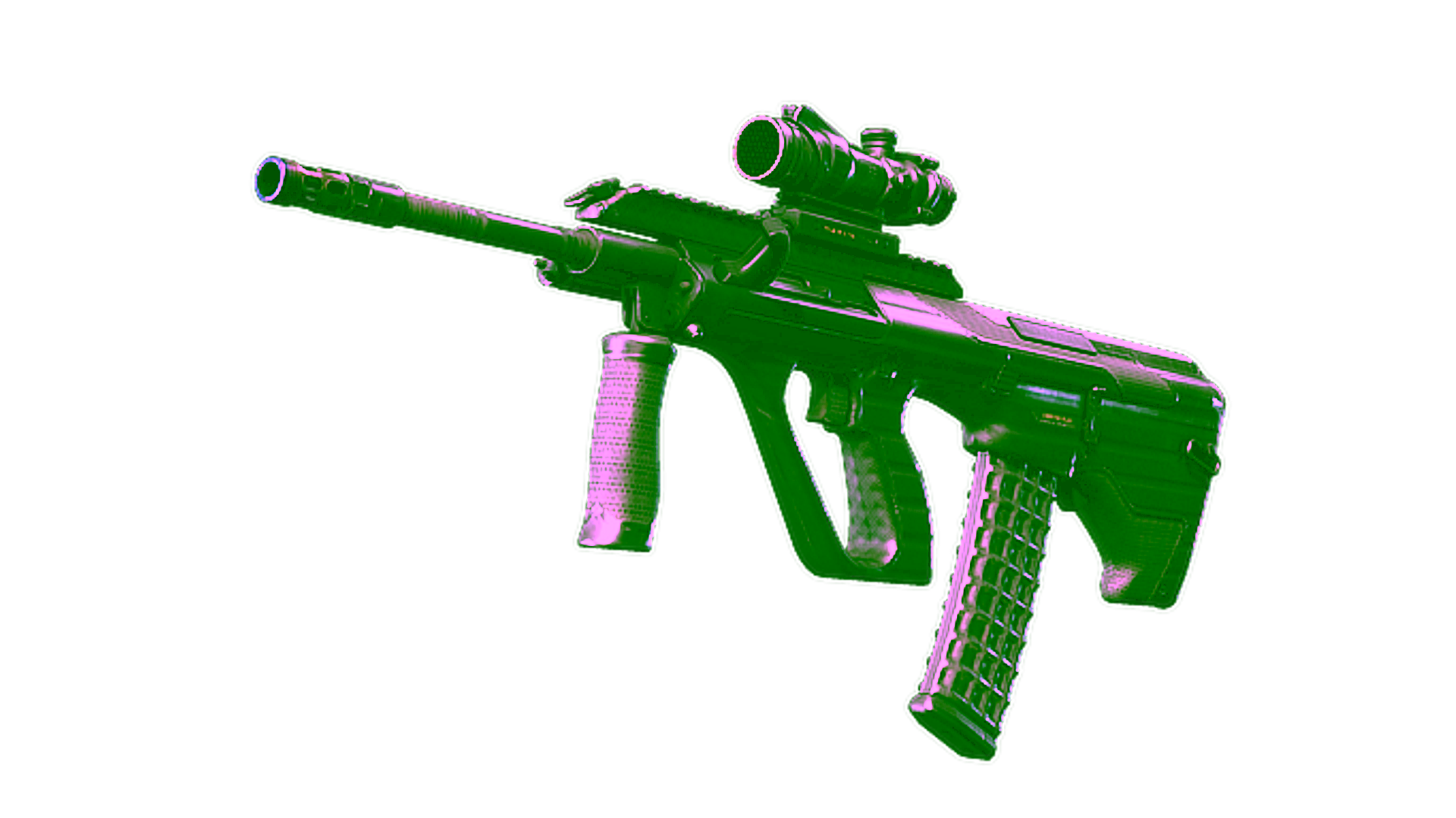 Display for AUG | Steel Sentinel (Minimal Wear)