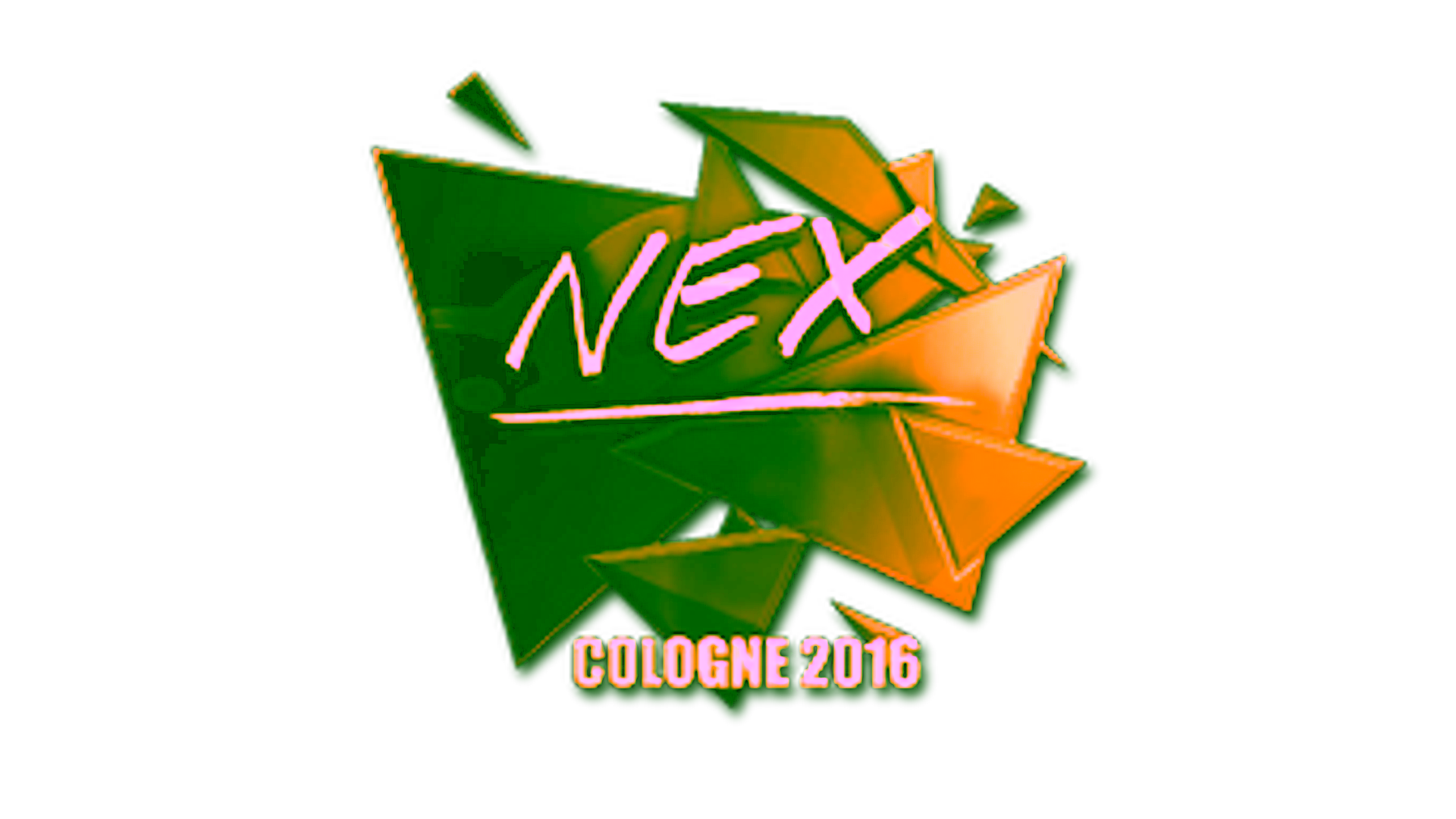 Anzeige für Sticker | nex (Gold) | Cologne 2016