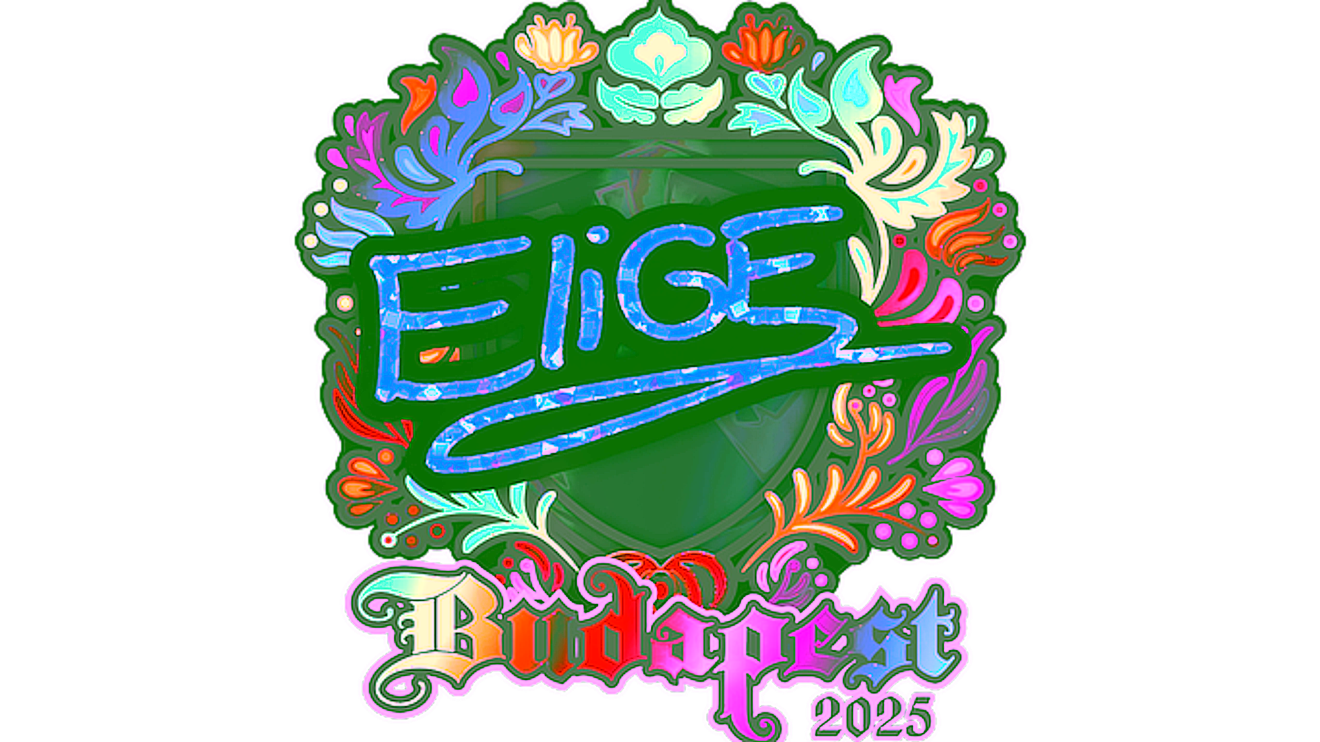 Wyświetl dla Sticker | EliGE (Holo) | Budapest 2025
