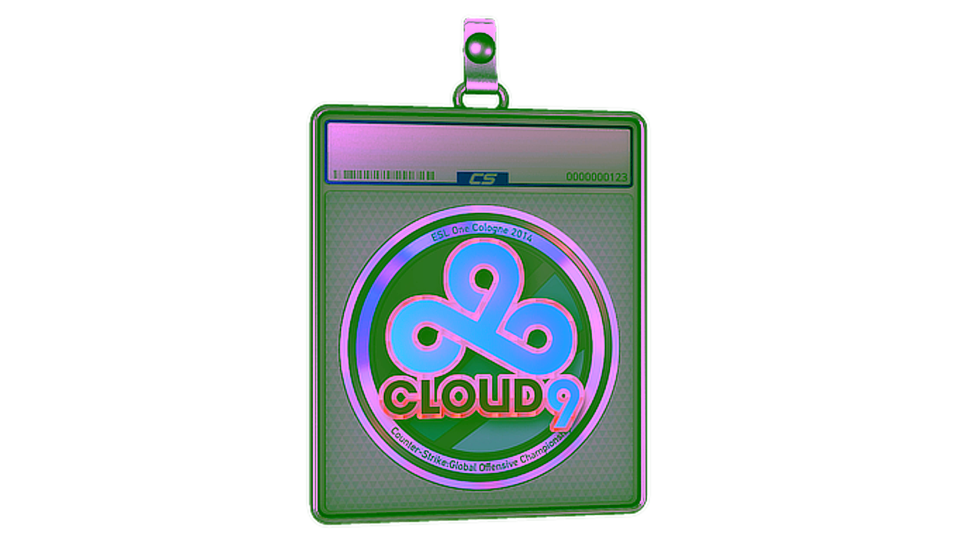 Display for Sticker Slab | Cloud9 (Holo) | Cologne 2014