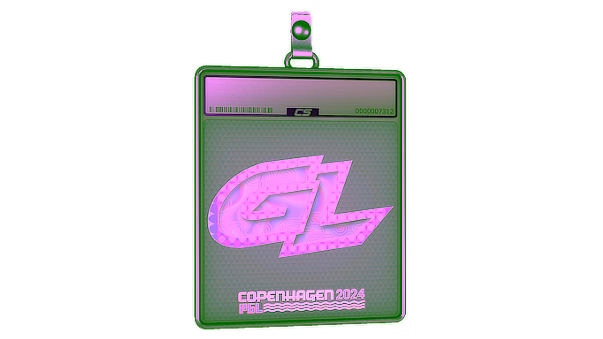 Display for Sticker Slab | GamerLegion (Holo) | Copenhagen 2024