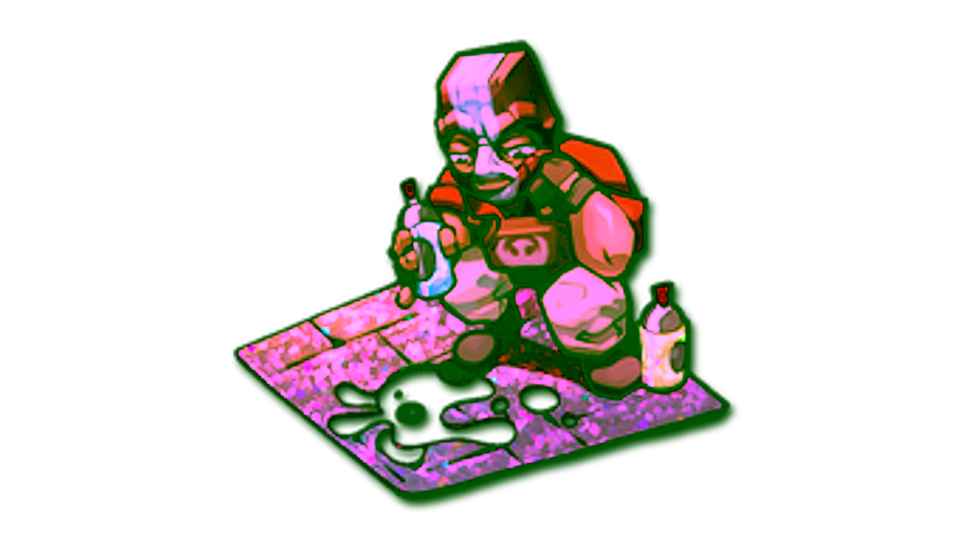 Exibição para Sticker | Street Artist (Glitter)