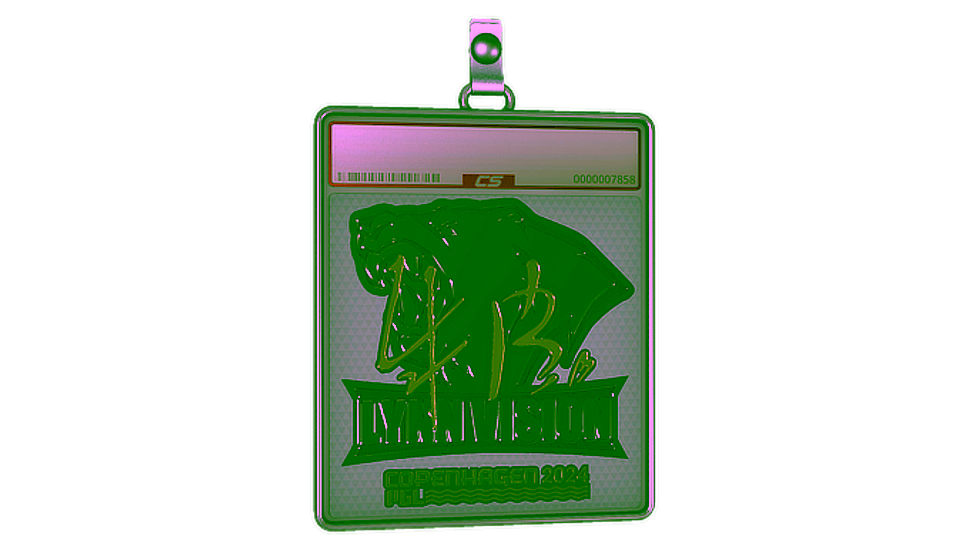 Affichage pour Sticker Slab | z4KR (Gold) | Copenhagen 2024