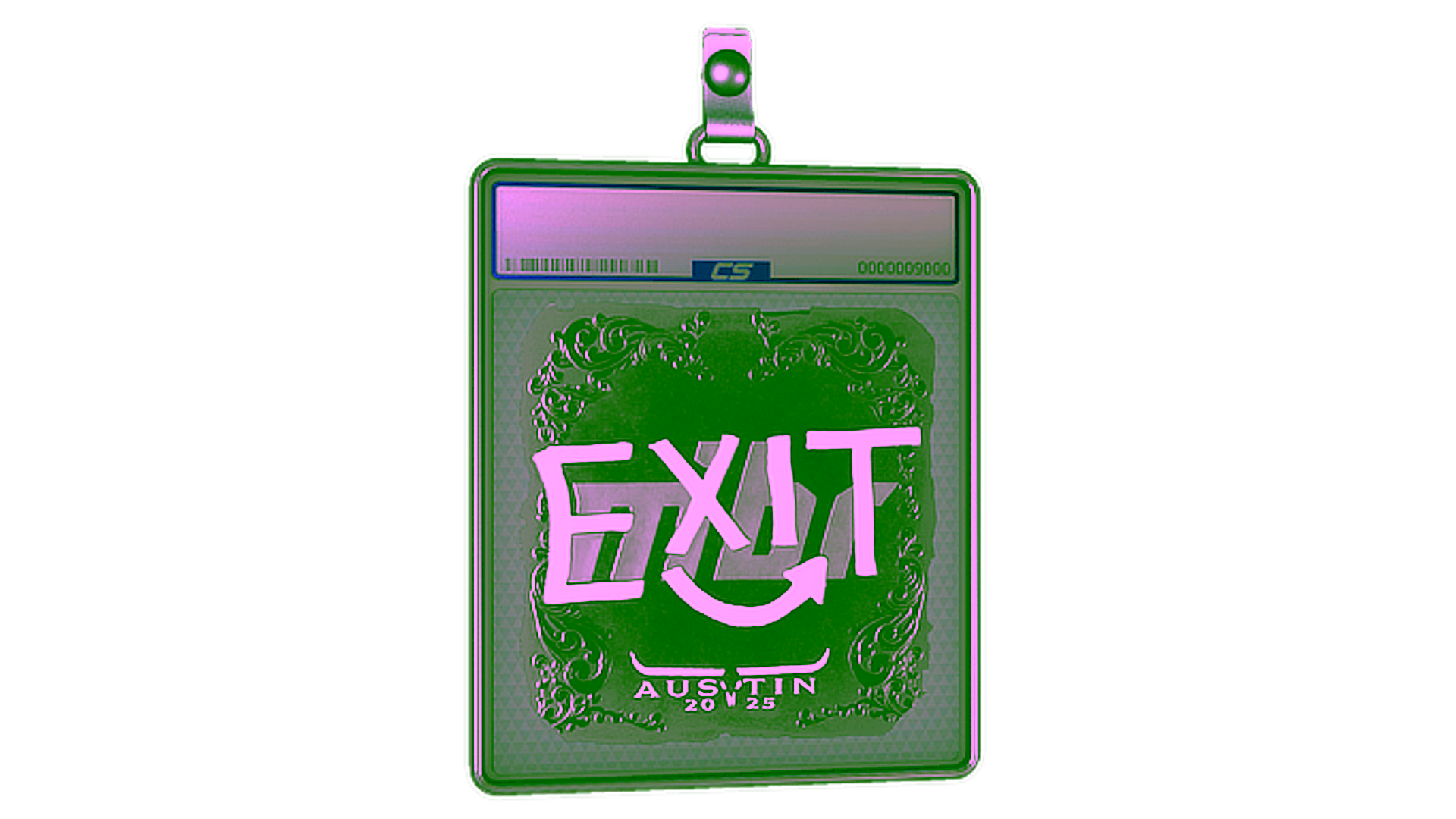 Display for Sticker Slab | exit (Foil) | Austin 2025