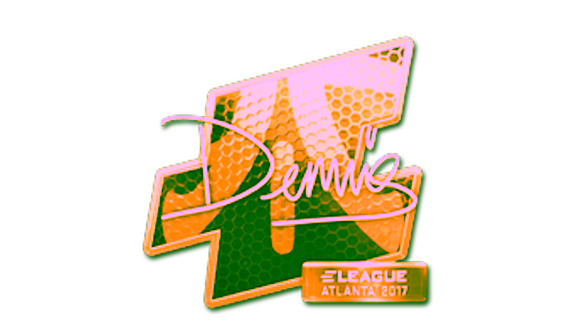 Display for Sticker | dennis (Gold) | Atlanta 2017